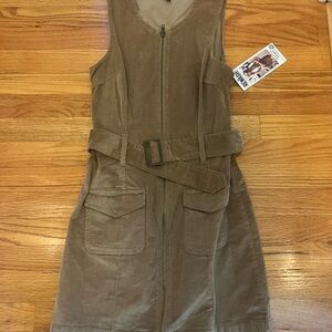 Rewash Tan Corduroy Dress